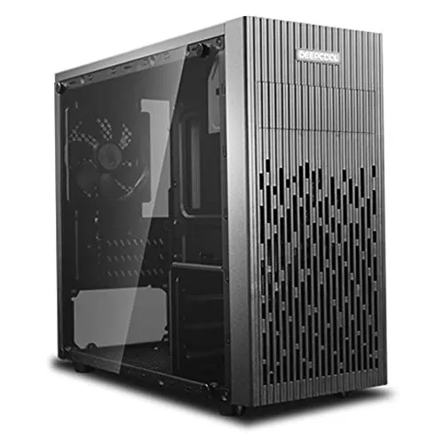 DeepCool Matrexx 30 Case Micro ATX USB 3.0 PC Desktop 0.5MM SPCC Ventola da 120 mm Pannello Laterale in Vetro Temperato (AxPxL 379x406x195 mm)