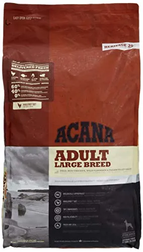 Acana Adult Large Breed-Cibo per Cani, 17 kg, Taglia Unica, 17000 unità