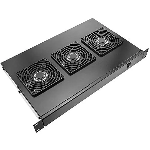 Kit di Ventilazione per Rack 19" 1U di 3 ventole da 120mm - RackMatic