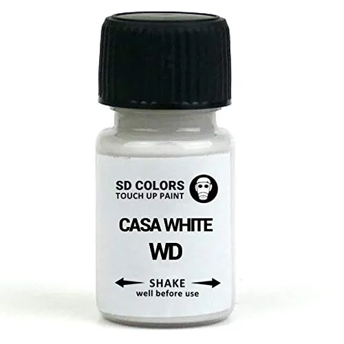 SD COLORS CASA WHITE WD - Vernice per ritocchi, 8 ml, per riparazione graffi e scheggiature