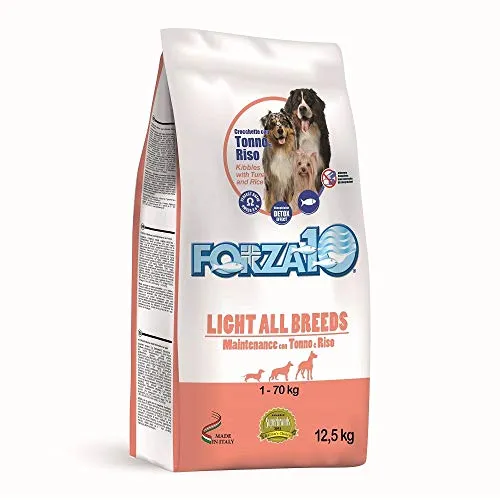 Forza 10 Light All Breeds Maintenance Con Tonno e Riso 12,5 Kg