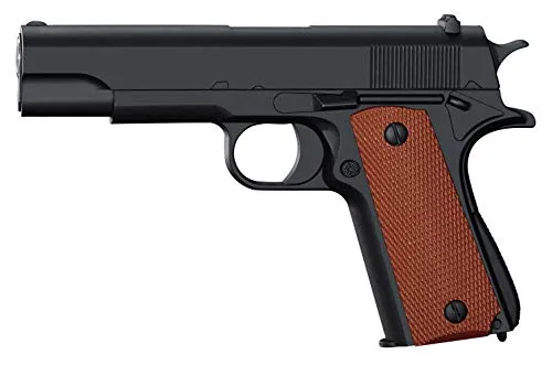 Pistola Softair Full Metal Rayline RV11 (Pressione Manuale della Molla), Riproduzione in Scala 1: 1, Lunghezza: 18,6 cm, Peso: 320 g (Meno di 0,5 Joule - da 14 Anni)