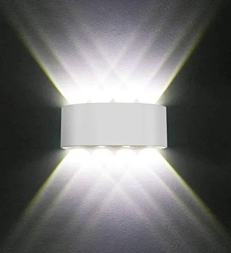 Lampada da parete,Moderno 8W LED Interni Applique da parete decorativa per soggiorno,camera da letto,corridoio,scale,percorso