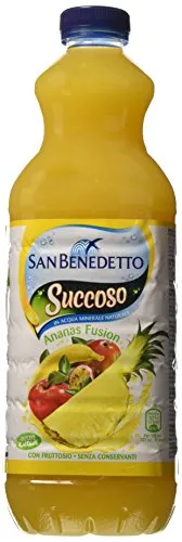 San Benedetto Succoso Ananas Fusion in Acqua Minerale Naturale - 1.5 L, 1