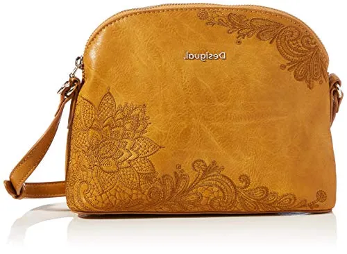 Desigual Accessories PU Across Body Bag, Donna, Giallo, U