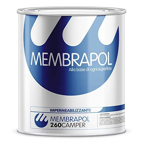 Membrapol 260 Impermeabilizzante Poliuretanico, Bianco, 6 kg