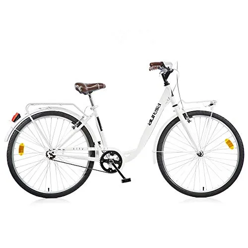 Bicicletta da Donna 26" 1026CY City Senza Cambio Aurelia Bianco