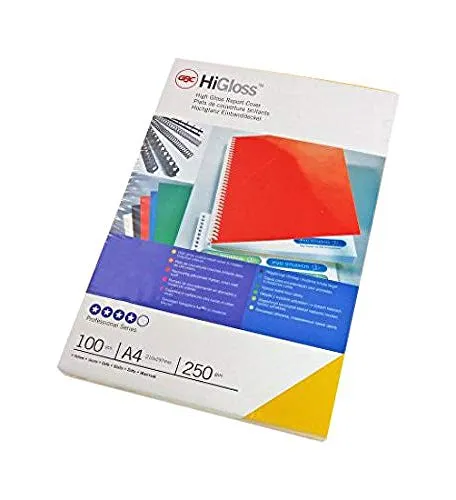 GBC Copertine cartoncino Mono-lucido 100pz - Rosso - CE020030