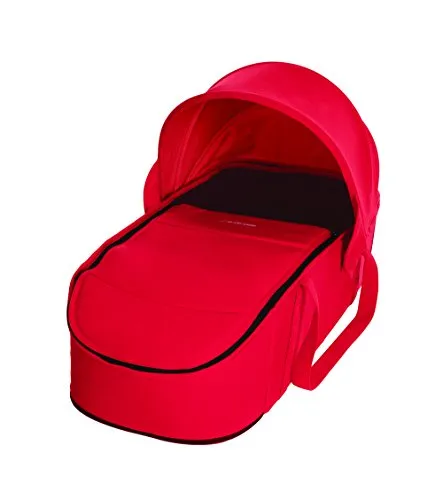 Maxi-Cosi Laika, navicella molto leggera (solo 1,5 kg) e seggiolino imbottito per passeggino Maxi-Cosi Laika con borsa per il trasporto per bambini utilizzabile fin dalla nascita, rosso vivido