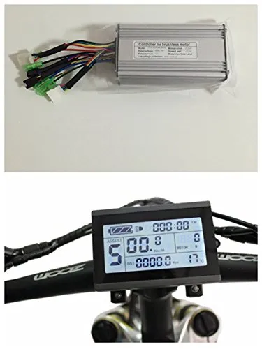 Nbpower controller per motore senza spazzole di bici elettrica, 36 V/48V, 500W, 22A, DC + display KT-LCD3 One set, utilizzato per kit bici elettrica 500 W