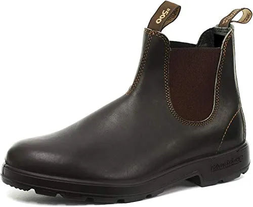 Blundstone 500 - Stivaletti Unisex-Adulto, Marrone (Stout Brown), 38 1/2 EU