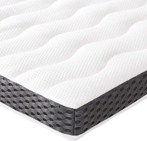 Amazon Basics - Coprimaterasso in memory foam , spessore 7 cm, 140 x 190 cm