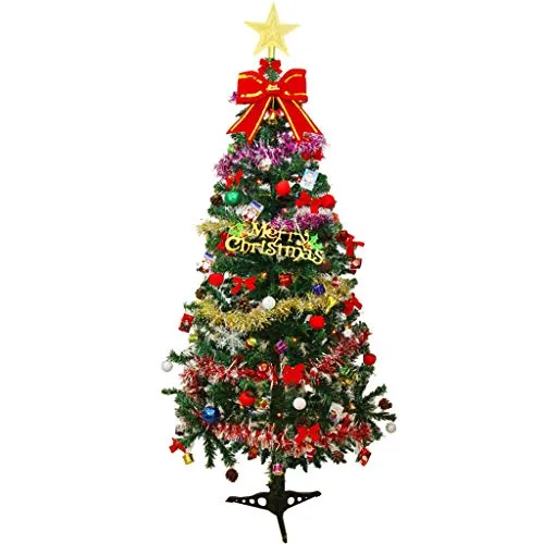 ZHongWei - Corona di Natale Albero di Natale, Decorazioni di Festa, Insieme con Le luci Alberi di Natale (Size : 1.5m)