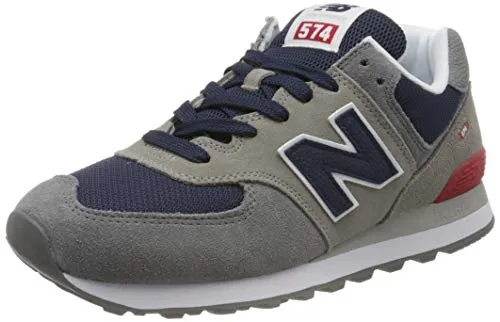 New Balance 574v2, Sneaker Uomo, Grigio (Grey/Navy Ead), 42 EU