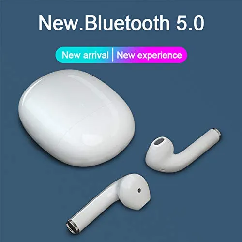 Auricolari Bluetooth 5.0 Auricolari Senza Fili, IPX5 Impermeabile 24H Playtime Vero Wireless Cuffie Sport,riduzione del rumore stereo 3D HD, per cuffie Apple AirPods Pro/Airpods/iPhone/Samsung