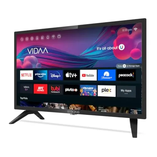 Strong SRT24HE4203 24" HD Smart VIDAA TV con DVB-T2/C/S2; Wifi; H.265; 10bit; CI