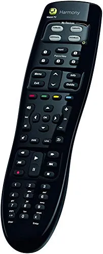 Logitech Harmony 350 Telecomando Universale per SKY, Apple TV, Roku, Netflix, Sonos e ‎Smart Home, Azioni One Touch, Facile Installazione, LG/Samsung/Sony/Hisense/Xbox/PS4 - ‎Nero