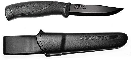 Mora FT01485, Coltello a Lama Fissa Unisex – Adulto, Nero, Taglia Unica