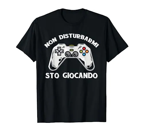 Controller Non Disturbarmi Sto Giocando Idea Regalo Gaming Maglietta