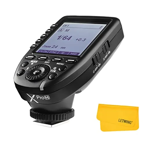 Godox XPro-N TTL 1/8000s HSS Wireless Flash Trigger Trasmettitore con Professionali Funzioni Supporto i-TTL Flash Autoflash per Nikon DSLR Fotocamera