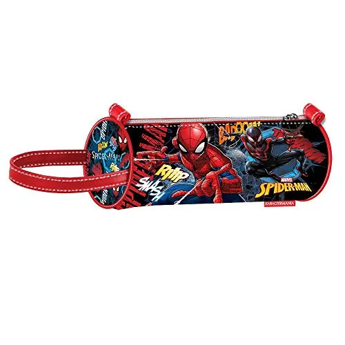 Spiderman Smash-Zylinder Federmäppchen Astuccio, Blu