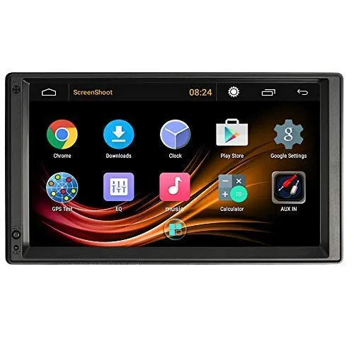 VISLONE 2 Din Android Autoradio da 7 Pollici Screen 1G / 16G 4 Core Car Multimedia Radio Navigazione GPS Multimedia Entertainment con WIFI FM/AM Mirror Link specchio Musica Video