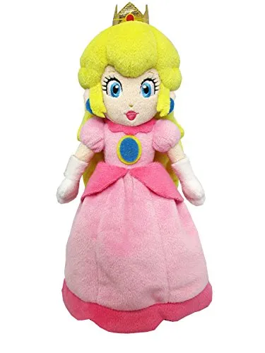 Sanei Super Mario All Star Collection AC05-25,4 cm Princess Peach Piccolo, Rosa