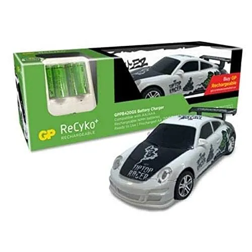 Gp Battery 202221 Caricabatterie GP Compatibile con Batterie NiMH AA e AAA per Auto Porsche 911, Confezione da 6 Batterie AA, 2000 mAh