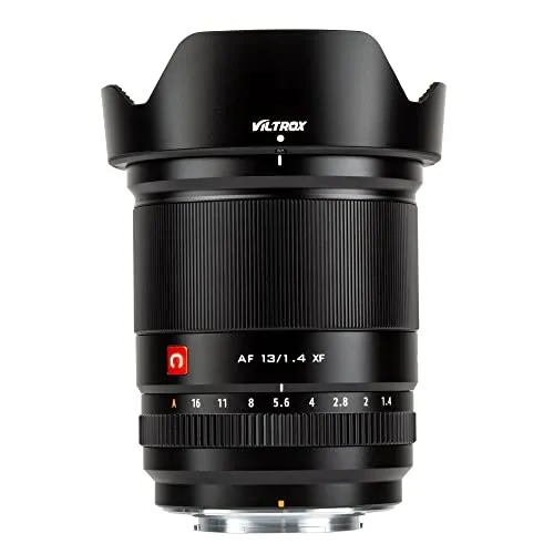 VILTROX 13mm f/1.4 F1.4 XF Obiettivo AF APS-C con Messa a Fuoco Automatica Grandangolare per Fotocamera Fujifilm X-Mount X-Pro2 X-Pro3 X-E3 X-E4 X-A10 X-A3 X-A5 X-A7 X -S10 X-T20 X-T3 X-T4 X-T1