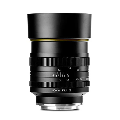 KamLan Obiettivo F1.1II APS-C Grande apertura manuale obiettivo obiettivo per fotocamere mirrorless compatibile con fotocamere Fuji X-E, X-T, X-Pro, X-A, X-M Series (compatibile con Fuji)