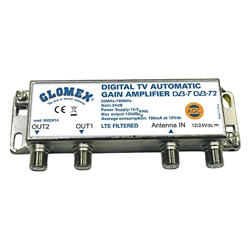 Glomex Glomex 50023/14 12-24v Amplifier One Size'