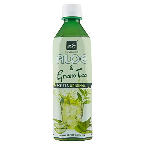 Tropical - Bevanda con Aloe Vera e Te' Verde, Addizionata di Vitamina C - 500 ml