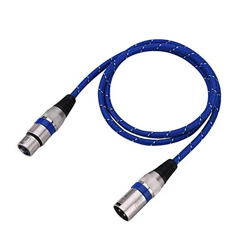 Outbit XLR maschio a femmina Plug - Balance 3pin Microfono Cavo audio MICPuò essere utilizzato per amplificatore di potenza, mixer, microfono, microfono, suono da palcoscenico