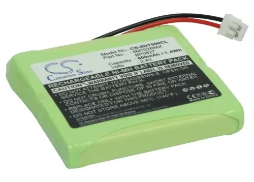 Batteria compatibile con BT Verve 410 treo Ni-MH 2.4V 600mAh - 5M702BMX, GP0827, GP0845