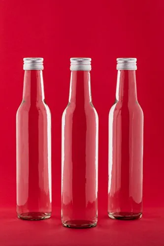 12 bottiglie di vetro vuote 250 ML Bordo succo, Bottiglie con tappo a vite da riempire 0,25 litri L bottiglie di liquore, aceto, olio di slkfactory