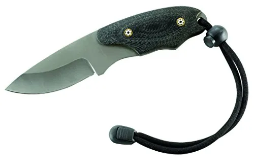 Herbertz Coltello da Cintura Micarta Manico di Shell di Mosaico Pins Lunghezza Totale: 17.0 cm Coltello, Grigio, M