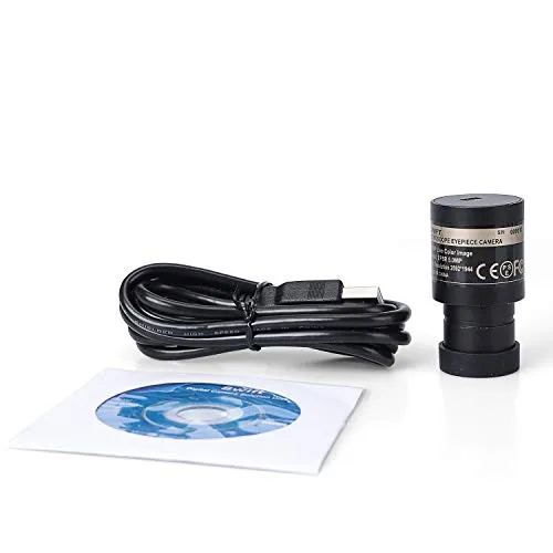 Swift EP5R Fotocamera per microscopio da 5MP per fotografia a colori Supporto per oculare video Compatibile con Windows e Mac