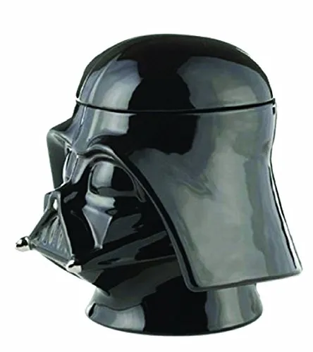 Star Wars Darth Vader Contenitore Tridimensionale in Ceramica con Coperchio, Multicolore, 17.00x17.00x22.00 cm