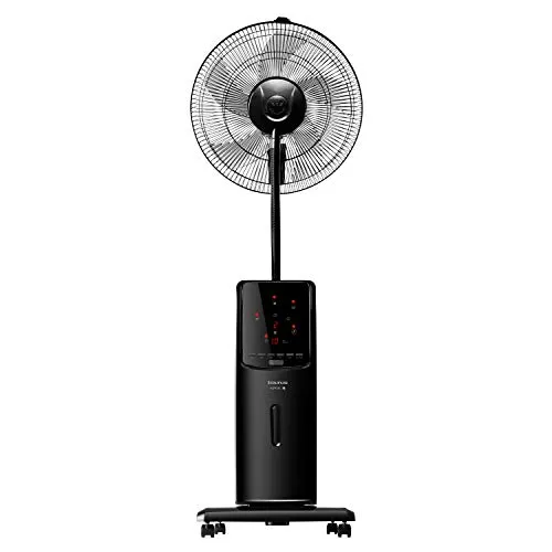 Taurus MF4000 - Ventilatore oscillante a piantana con acqua nebulizzata e insetticida che elimina le zanzare, telecomando, deodorante per ambienti, 40 cm, 5 lame, 100 W, 3 velocità, timer, 2 litri