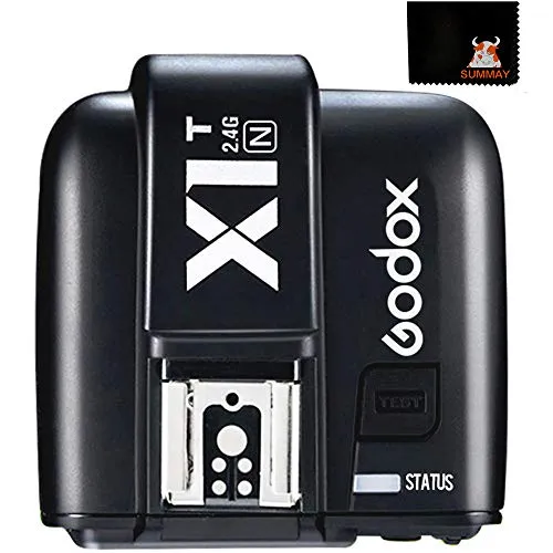 GODOX X1T–N i-TTL Flash Trigger 1 / 8000s HSS 32 Canali 2.4G Wireless Hot Shoe Flash Trasmettitore per Nikon DSLR fotocamera