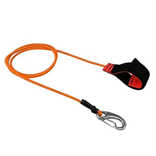 MagiDeal Kayak Canoa SUP Paddle Board Leash Canna da Pesca Cordino di Sicurezza - Arancia