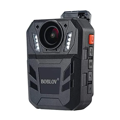 BOBLOV WA7 Body Camera 1296P IP67 Waterproof Body Worn Mounted Camera 170 Degree 9Hours Recording with Extra Remote Controller (64GB)