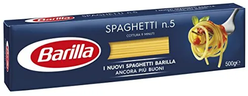Barilla - Spaghetti N.5 Pasta Di Semola Di Grano Duro - 500 Gr