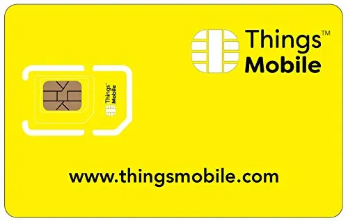 SIM Card Things Mobile prepagata per IOT e M2M con copertura globale e 30 € di credito incluso senza costi fissi. Ideale per domotica, GPS tracker, telemetria, allarmi, smart city, automotive.