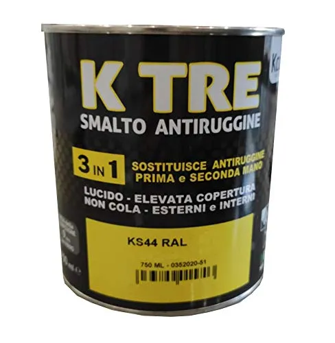 Vernice Smalto + Antiruggine colore Grigio Topo Ral 7005 confezione 0.750Ml. Ottima per il fai da te