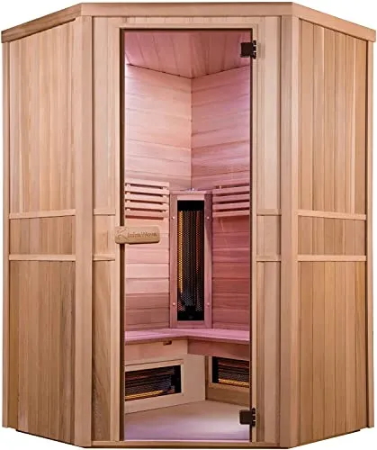 Cabina a infrarossi per sauna Infrawave RR-130P per 3 persone, 150 x 101 x 202 cm (larghezza x profondità x altezza)