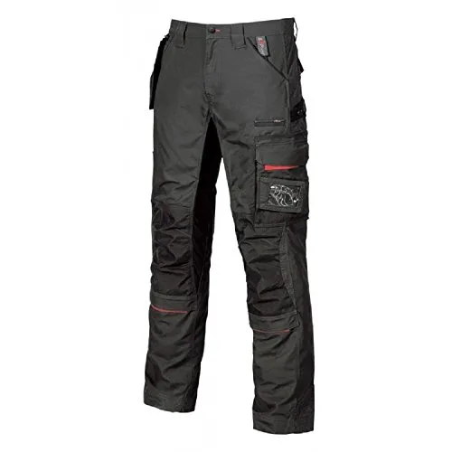 Upower, pantaloni con tasca rimovibile sulla coscia, 46, schwarzer kohlenstoff, 1