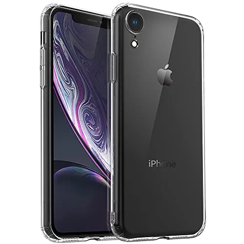 Migeec Cover per iPhone XR - Ibrido Cristallino Custodia Cuscino d'Aria Tecnologia paraurti in Gel Custodie telefoniche a Protezione Completa per iPhone XR