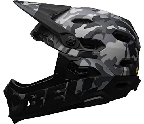 BELL Super DH, Casco Unisex, Matte/Gloss Black Camo, Medium