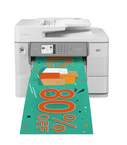 Brother MFC-J6959DW | Stampante multifunzione a getto d'inchiostro Roll Paper | WiFi ed Ethernet | Fronte/retro automatico | Compatibile con NFC | Stampa fino a 30 ppm